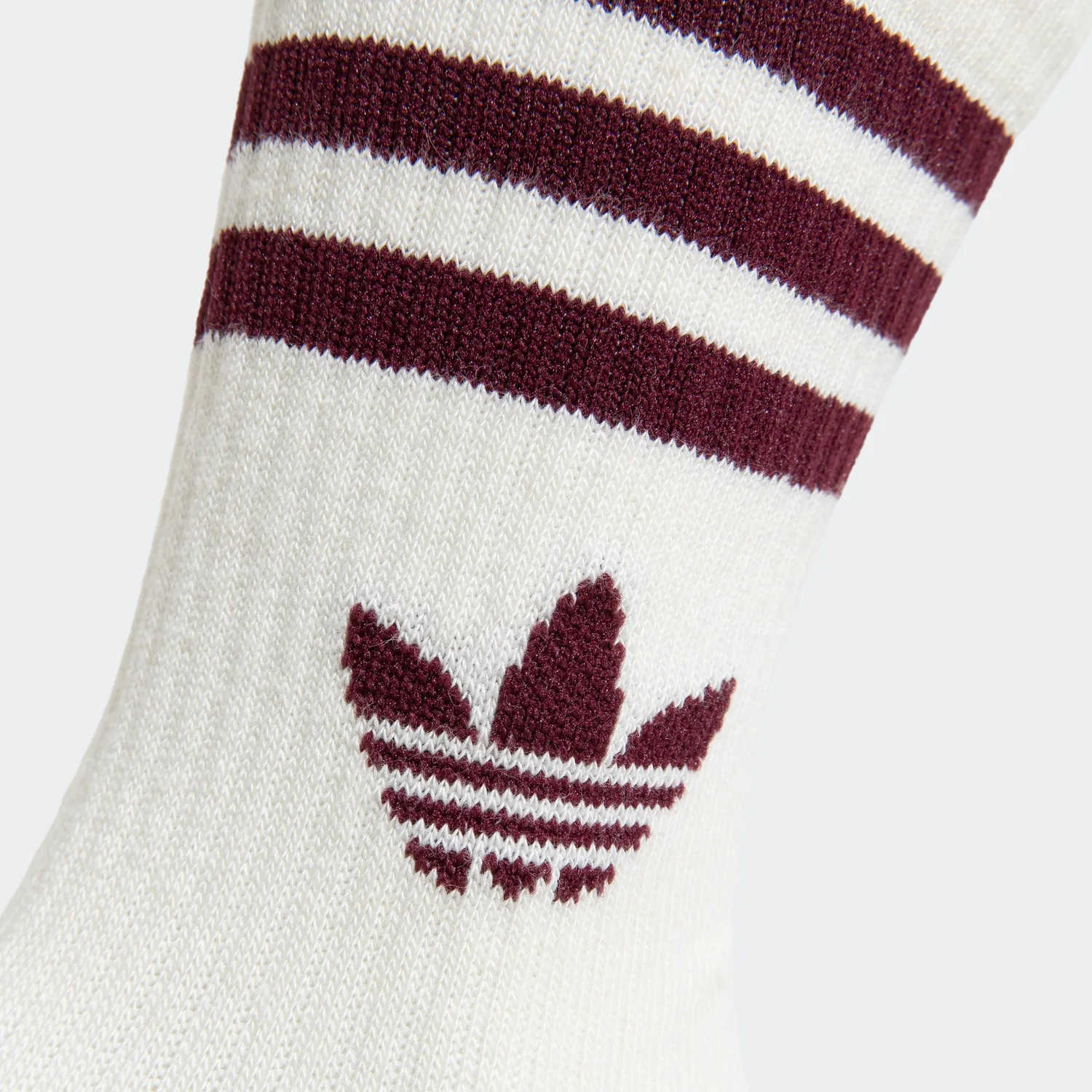 Носки 2PP MOOMIN Crew Socks женские, 2 пары Adidas Originals, 2 pack (wonder белый+темно-reddish фиолетовый) — фото 4