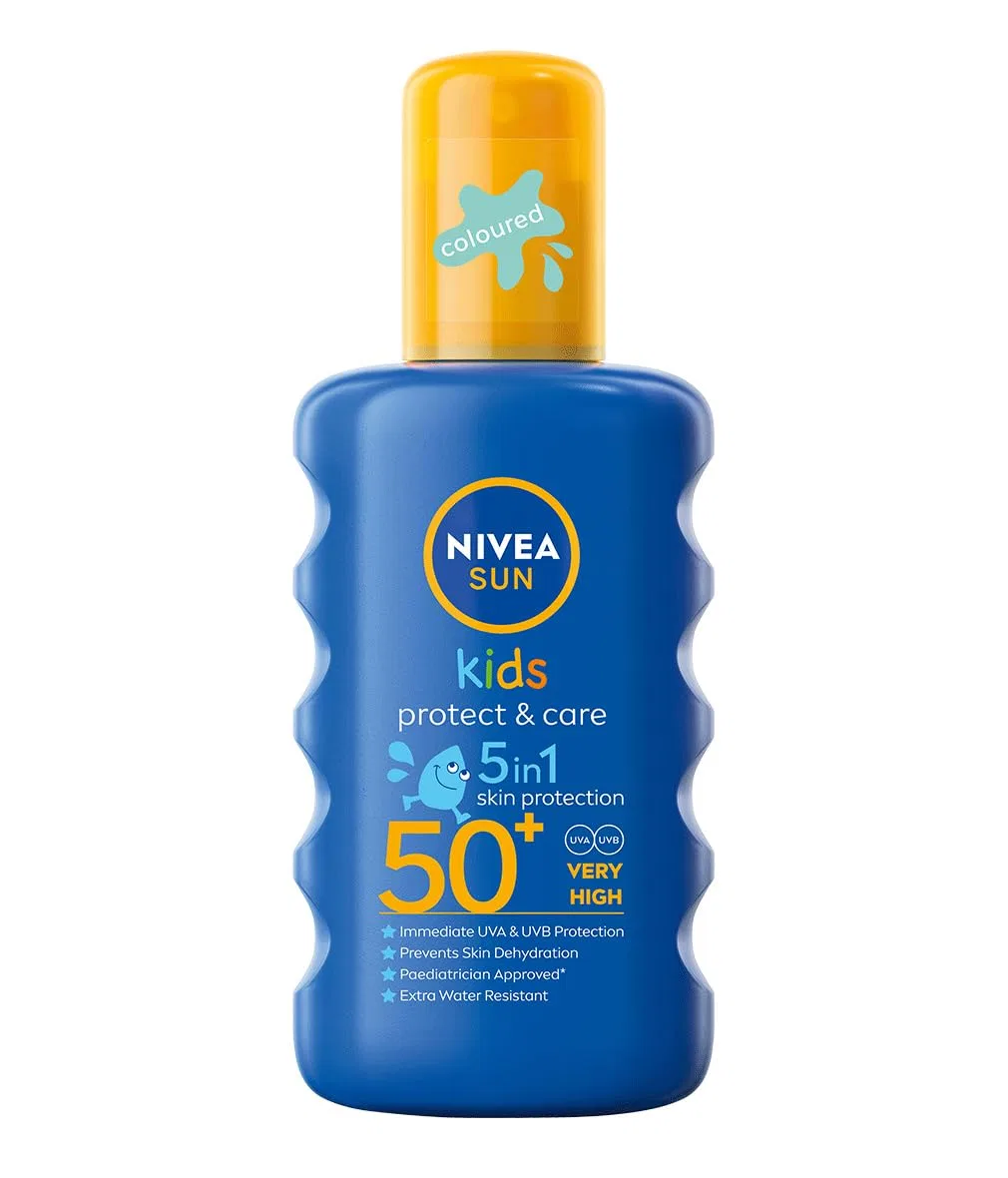 Детский солнцезащитный спрей «Sun Kids Protection & Care», SPF 50+ от Nivea Nivea