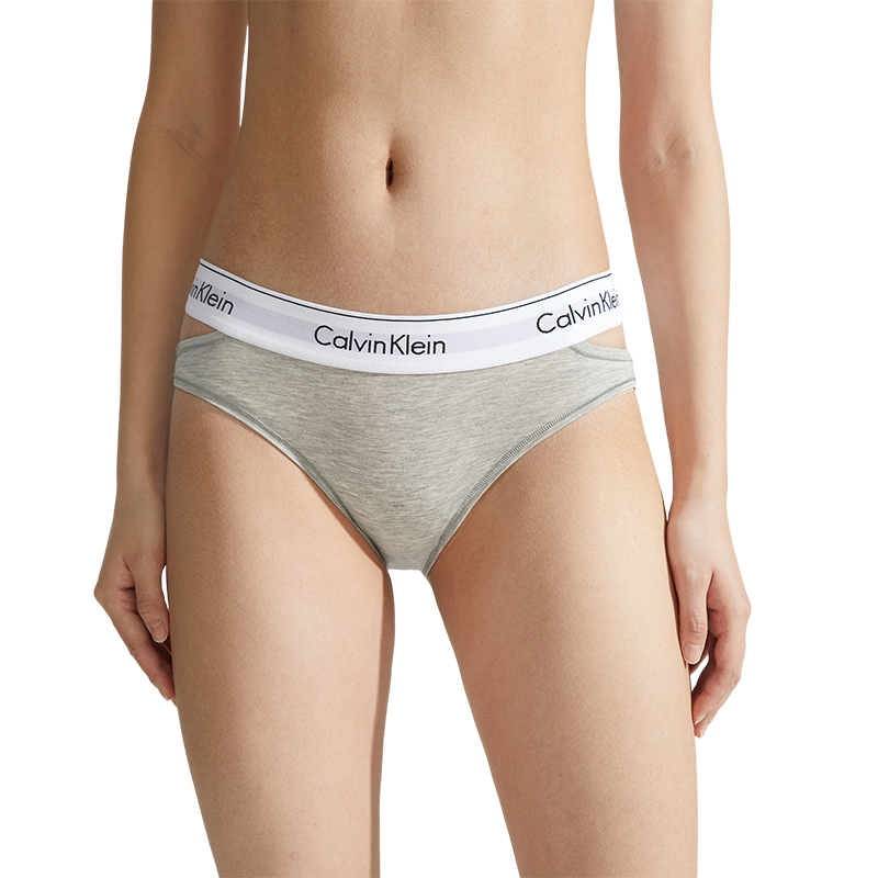 Calvin Klein Трусы женские 1 упаковка Coconut Gray — фото 4
