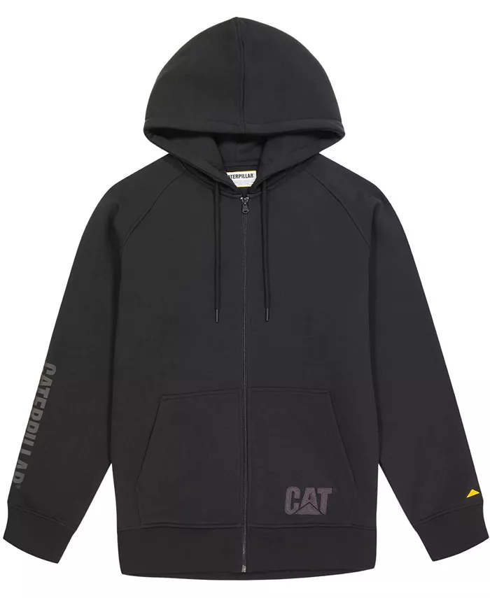 

Мужская флисовая толстовка с молнией и логотипом Cat, мультиколор