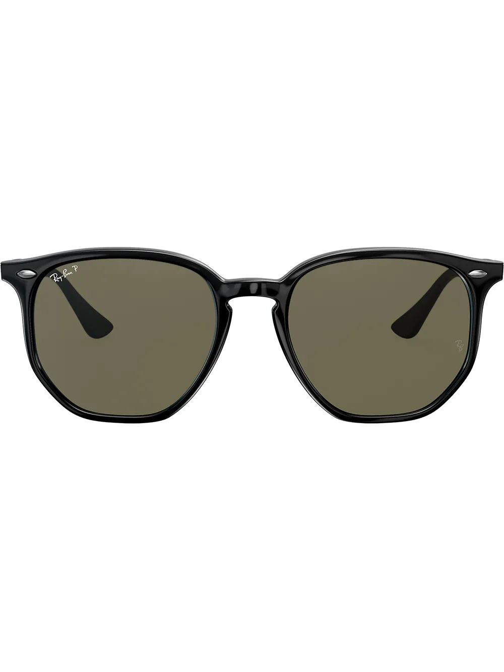 

Солнцезащитные очки в геометричной оправе Ray-Ban, черный