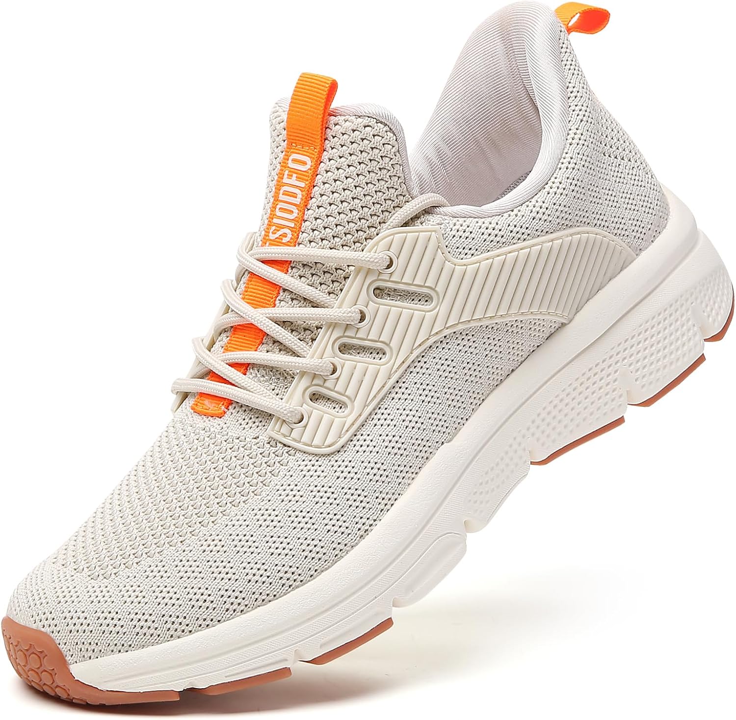 

Мужские слипоны TSIODFO, повседневные прогулочные туфли, бежевый