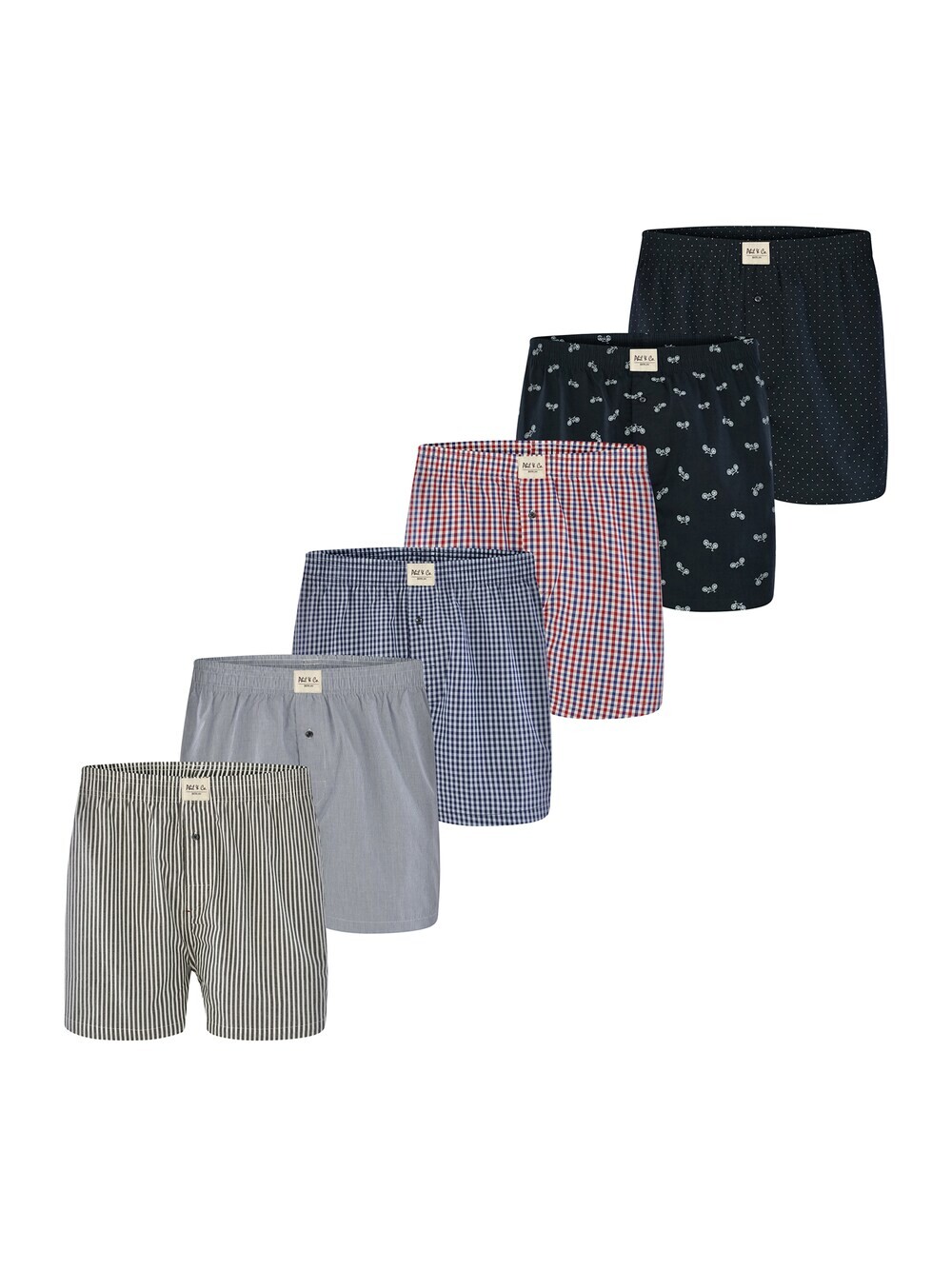 

Трусы боксеры Phil & Co. Berlin Classic Sets, серо-голубой