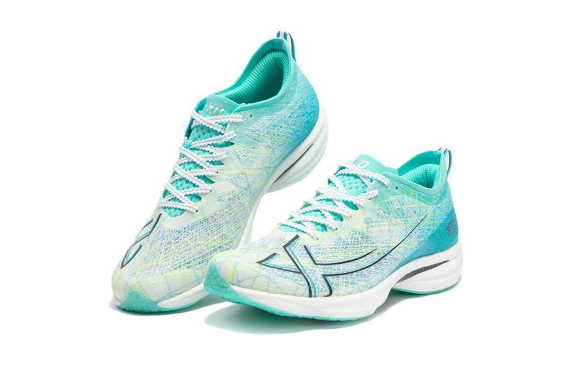 100 Детские кроссовки GS Low-top Белые/Чисто-синие туфли Xtep, синий — фото 4