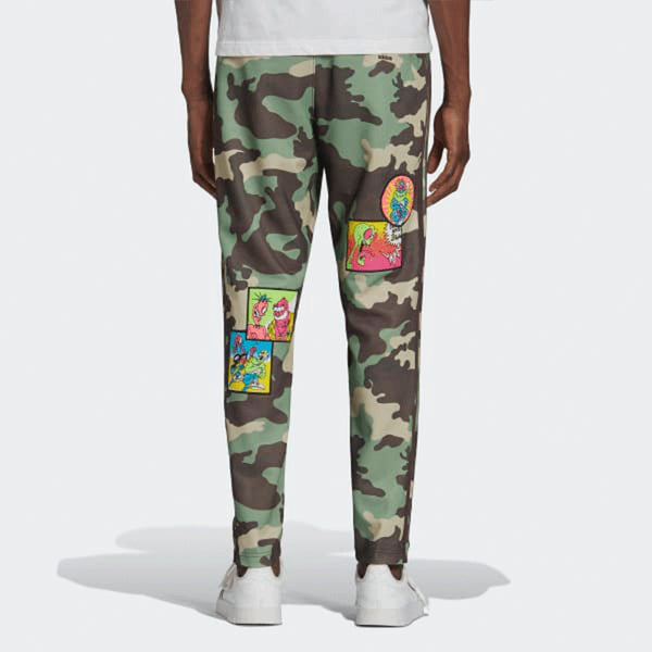 Брюки men's originals x jeremy scott crossover camouflage sports pants/trousers/joggers green Adidas, мультиколор — фото 4