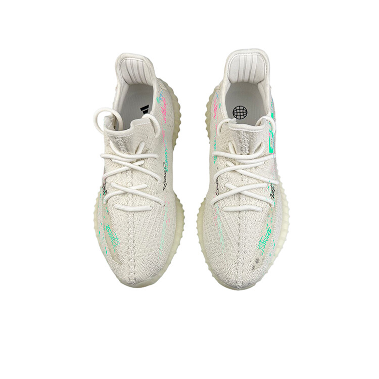 Кроссовки adidas originals Yeezy Boost 350 Lifestyle Shoes Unisex Low-top Green, белый — фото 4