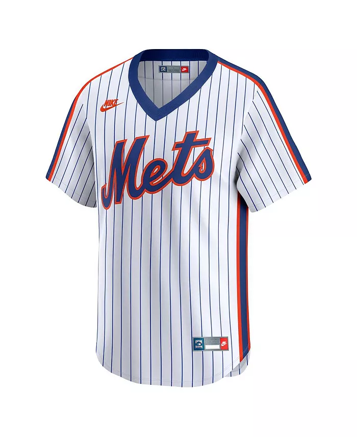 Мужская белая ретро-джерси New York Mets из коллекции Cooperstown Limited Nike — фото 3