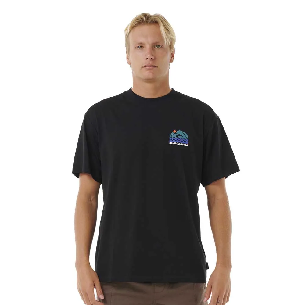 

Футболка с коротким рукавом Rip Curl Vaporcool Search Trek, черный