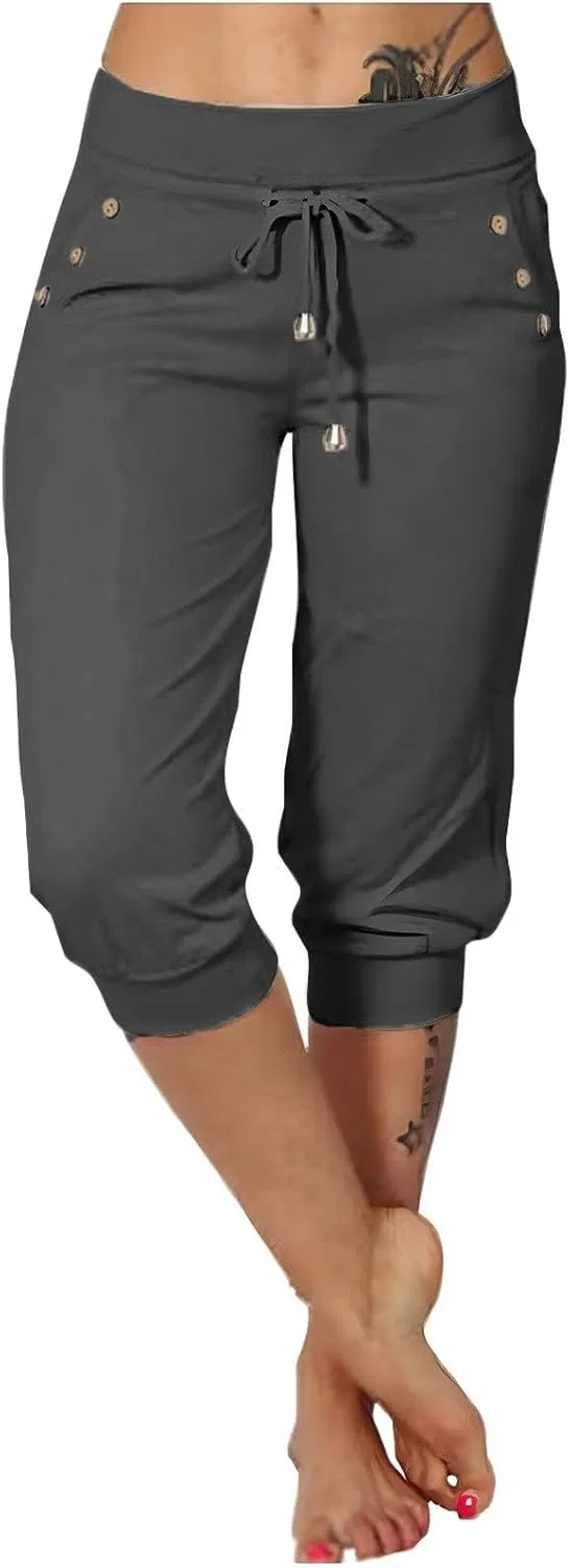 Капри Active с карманами, Generic, 1c-Dark Gray