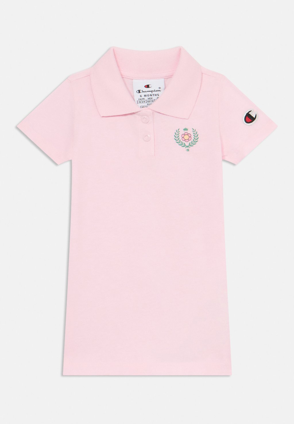 

Платье из джерси ICONS COLLAR DRESS Champion, светло-розовый