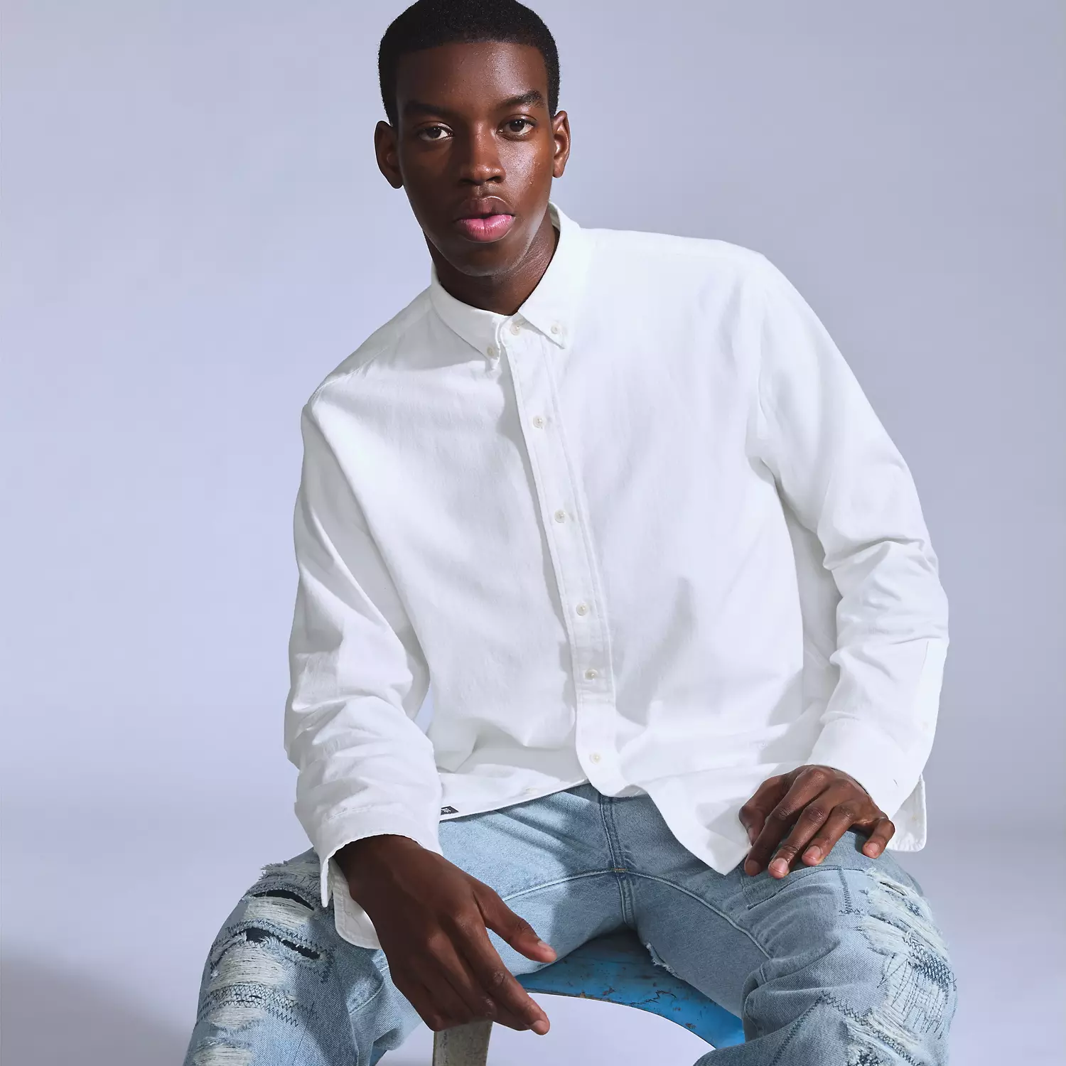 

Свободная ркбашка Levi's, цвет Antique White - White