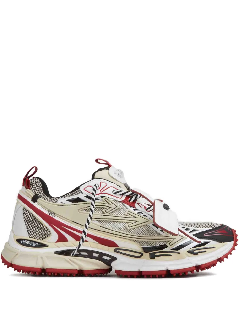 

Кроссовки с вставками Off-White, нейтральный