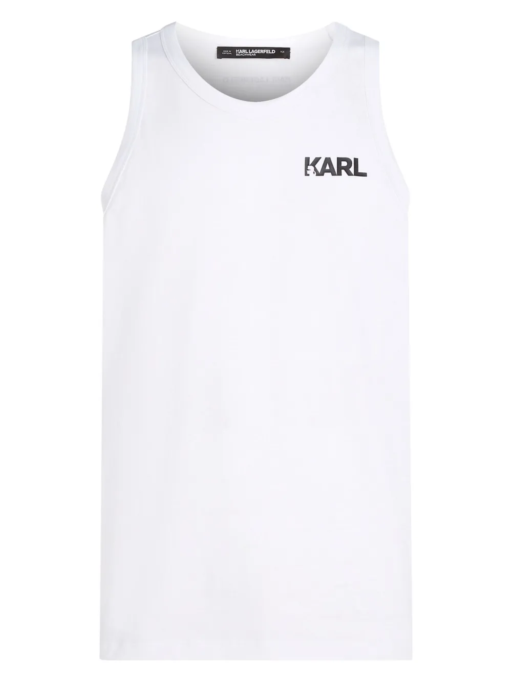 

Топ с логотипом KARL LAGERFELD, белый