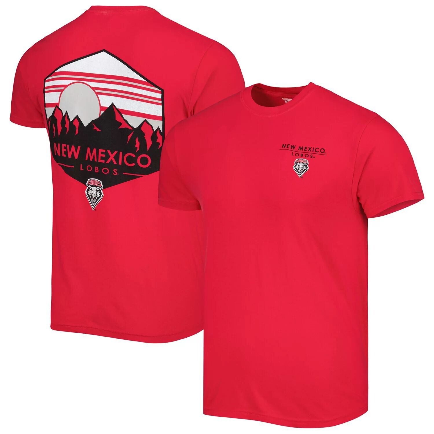 

Мужская футболка Cherry New Mexico Lobos Landscape Shield, Красный, Мужская футболка Cherry New Mexico Lobos Landscape Shield