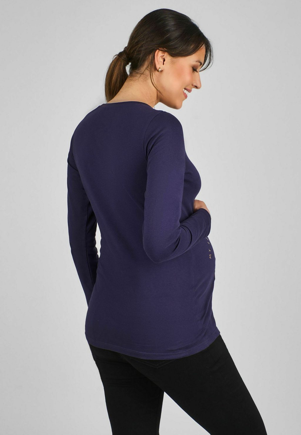 

Топ с длинными рукавами CHRISTMAS REGULAR FIT JoJo Maman Bébé, синий