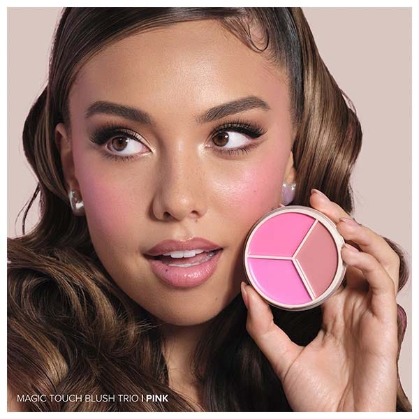 Трио кремовых румян ANASTASIA BEVERLY HILLS Magic Touch Blush Trio, pink trio — фото 2