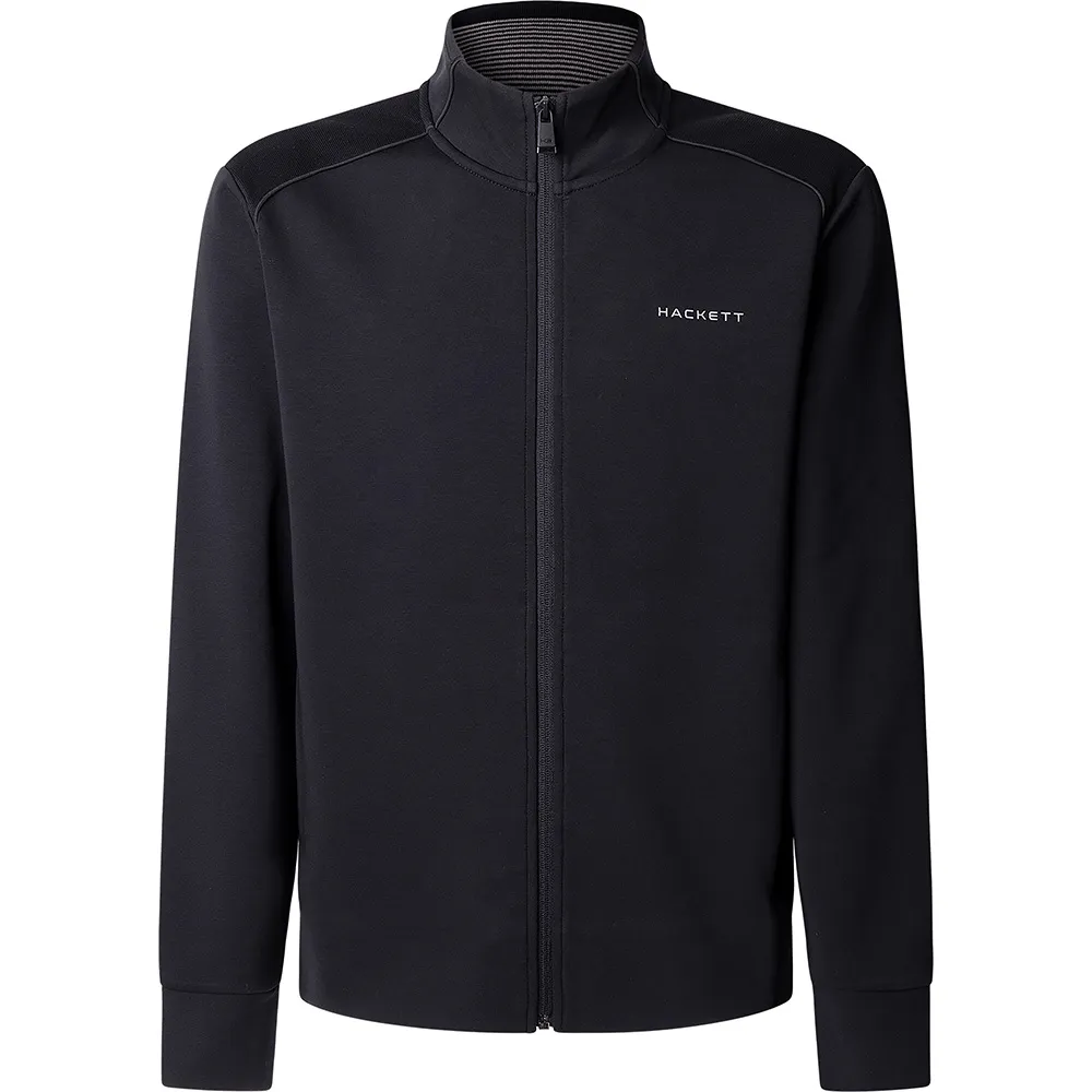 

Толстовка Hackett B&T City Track Plus Size full zip, черный
