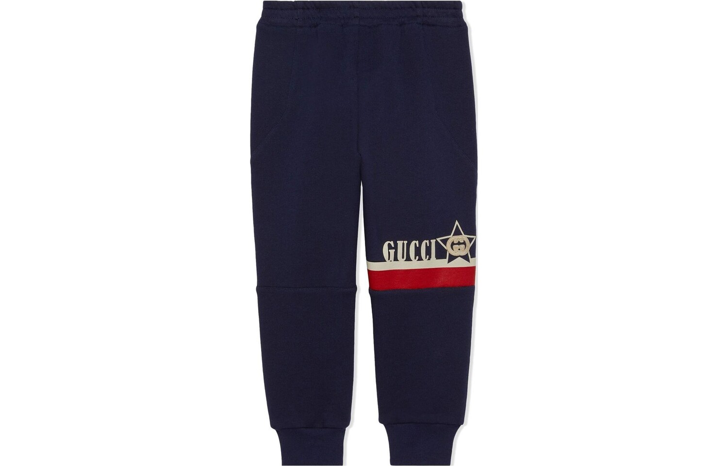 Детские трикотажные спортивные штаны GUCCI, цвет Navy