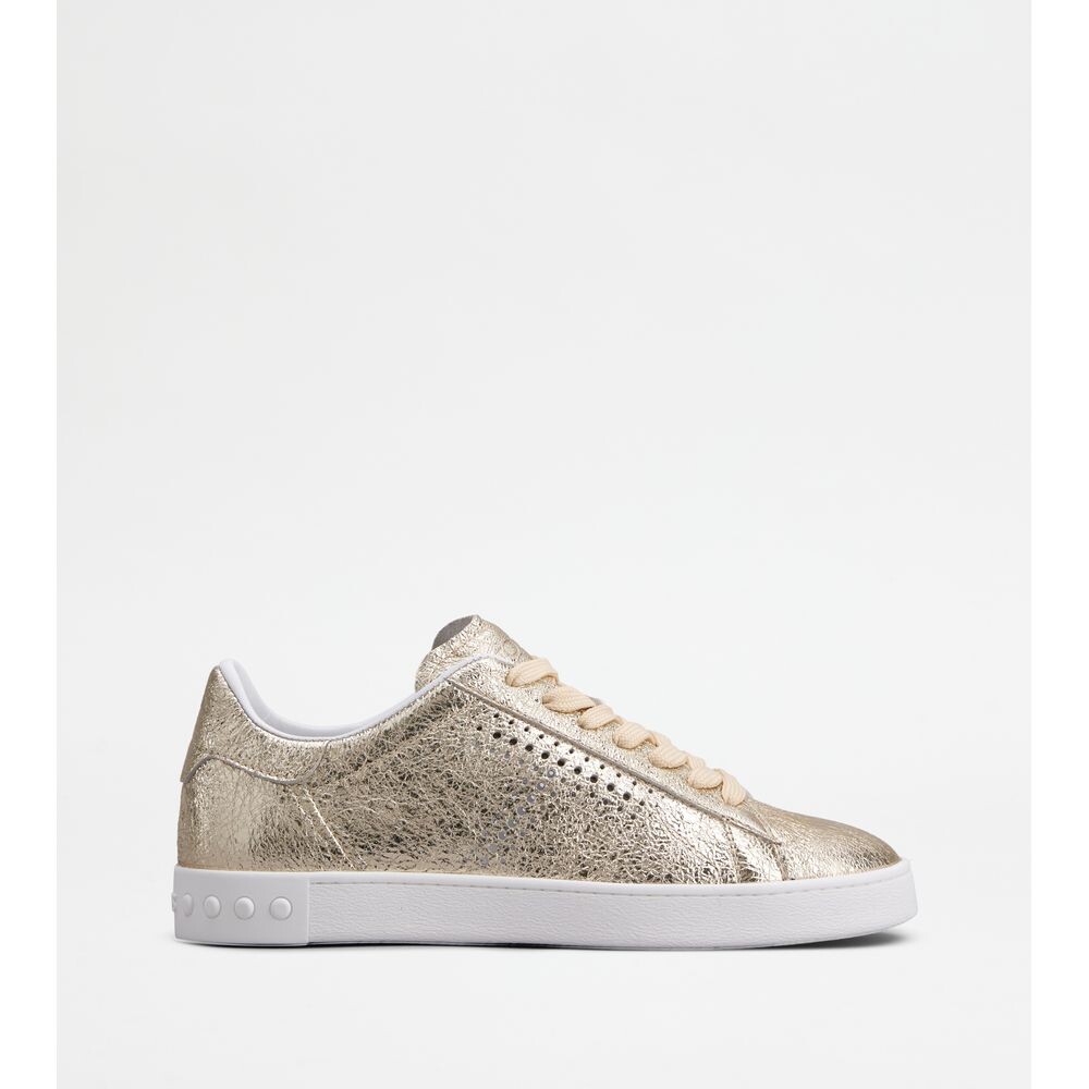 

Кроссовки из кожи TOD's, мультиколор