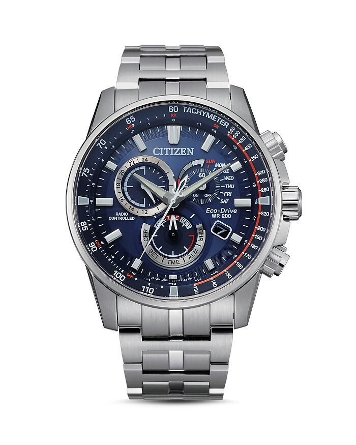 

Часы Citizen Eco-Drive PCAT, 43 мм, серебряный