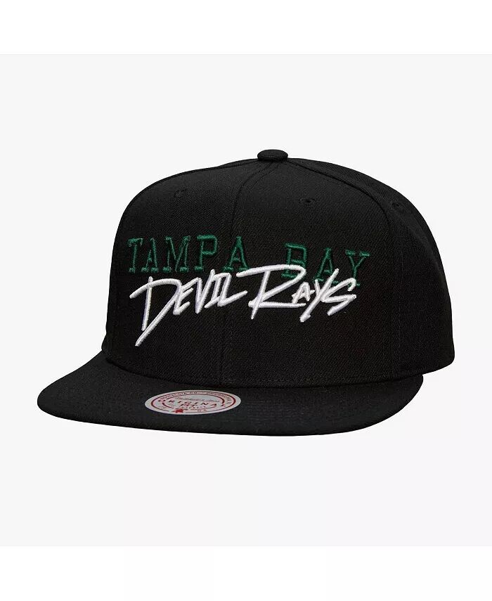 

Черный - Кепка Snapback с надписью Tampa Bay Rays Team Mitchell & Ness, черный