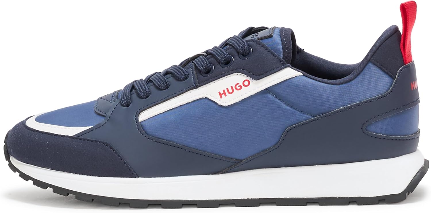 Мужские кроссовки для бега Hugo Mens Icelin из нейлона, Clean Navy — фото 2