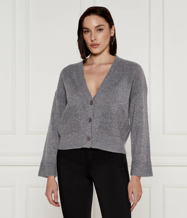 

Шерстяной кардиган Regular Fit Liu Jo, серый