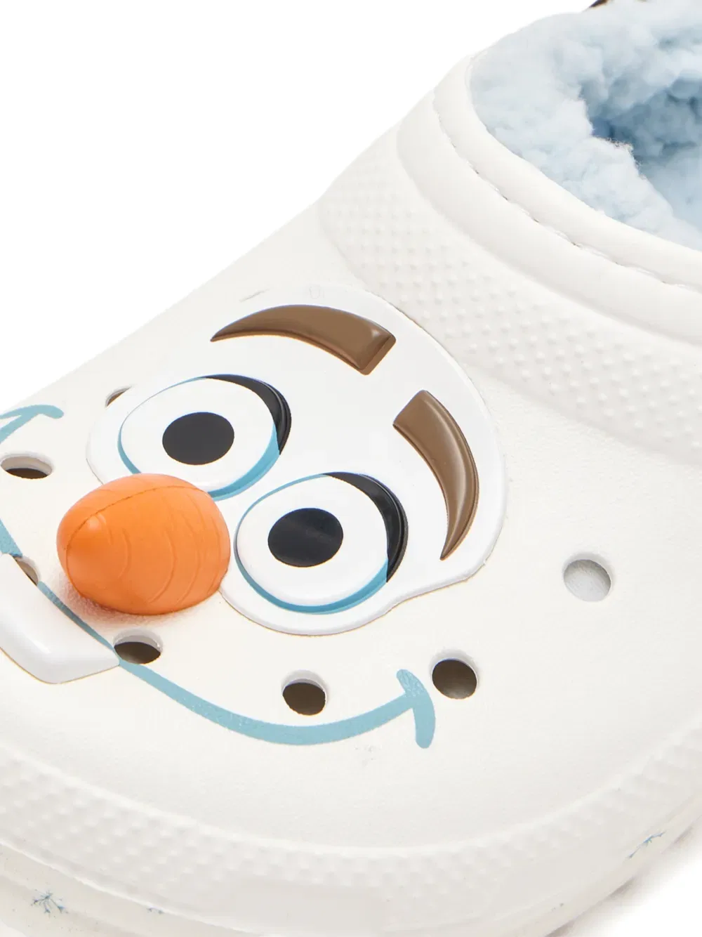 Клоги Frozen Olaf из коллаборации с Disney Crocs Kids, белый — фото 4