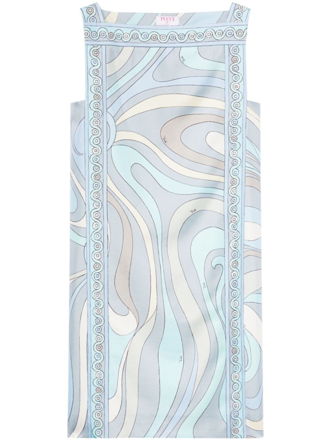 

PUCCI платье с принтом «мармо», синий