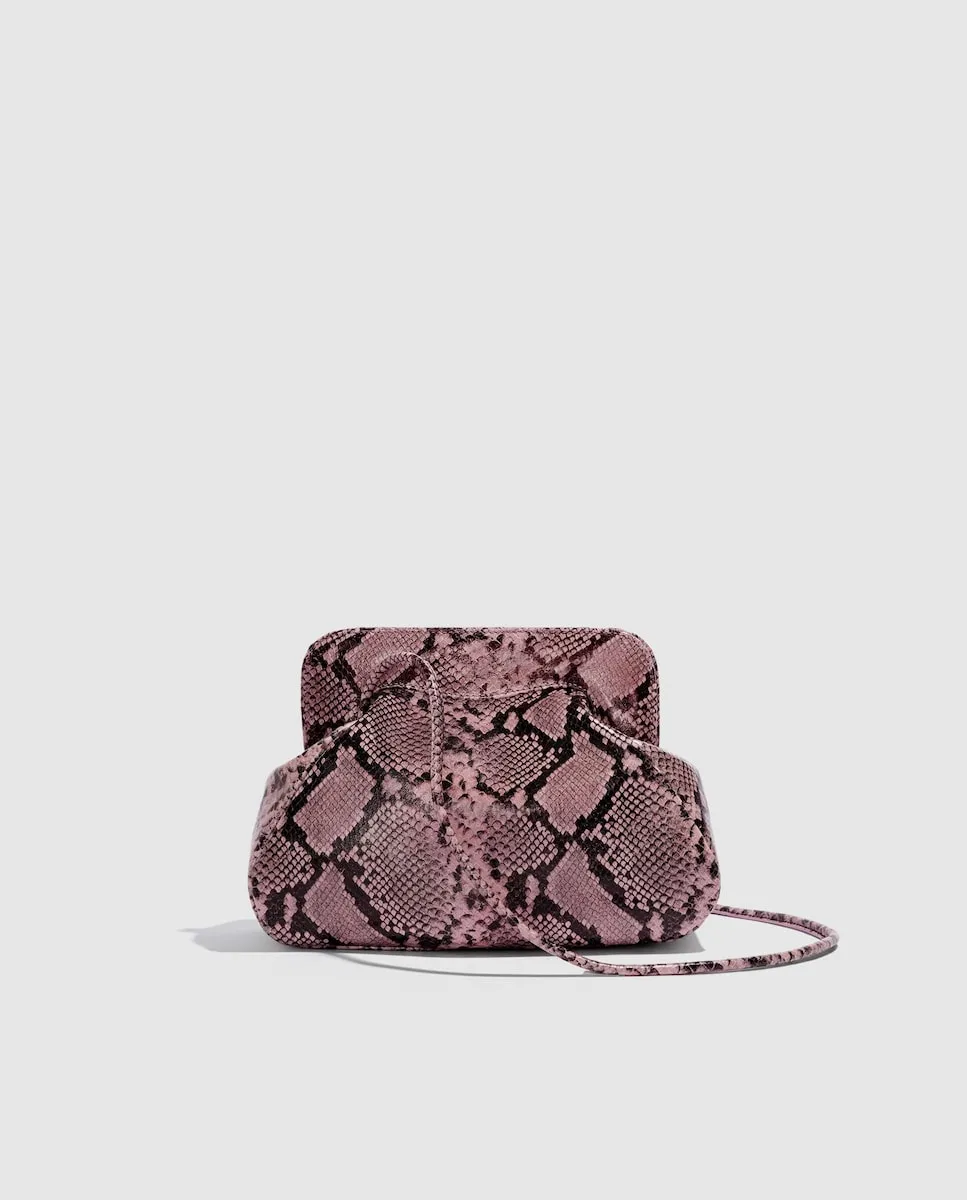 

Женская сумка через плечо из кожи питона Phialebel, розовый
