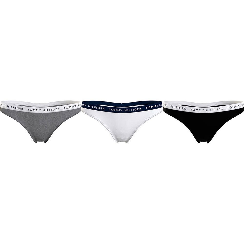 

Стринги Tommy Hilfiger Cotton 3 шт, черный
