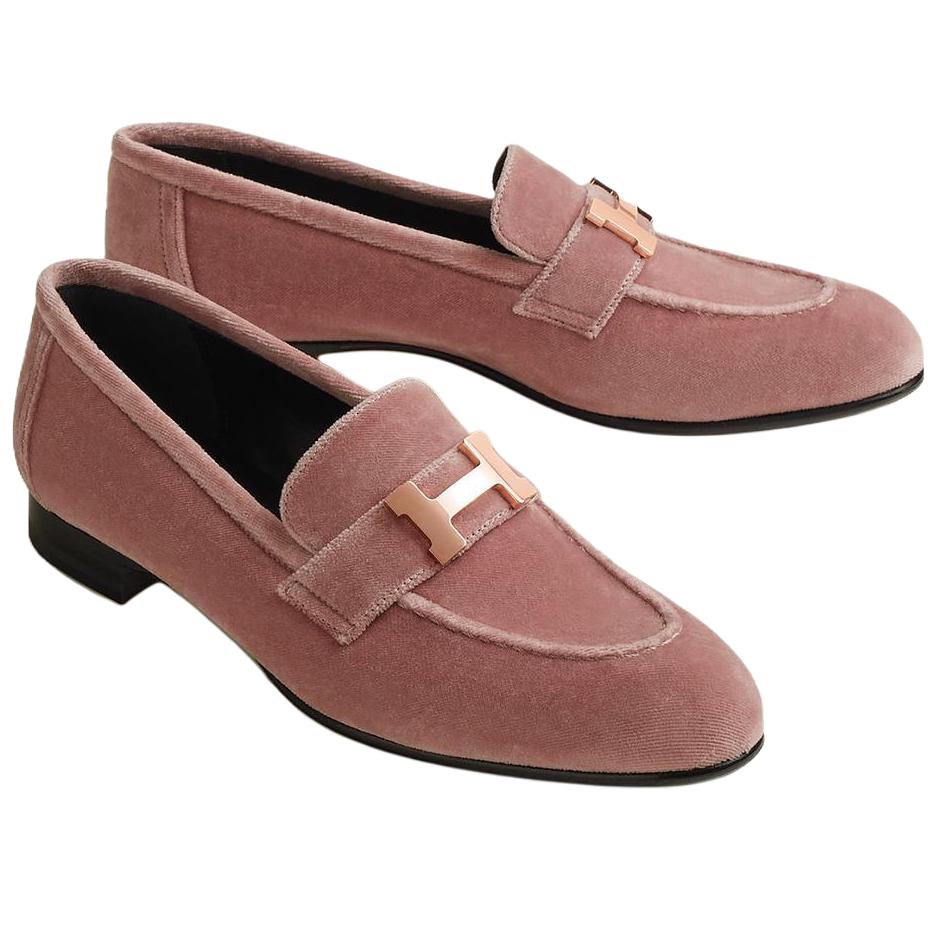 Лоферы женские Rosewood HERMES — фото 4