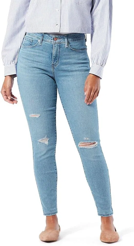 Джинсы скинни Levi Strauss Signature Gold, цвет Frosty Lakes