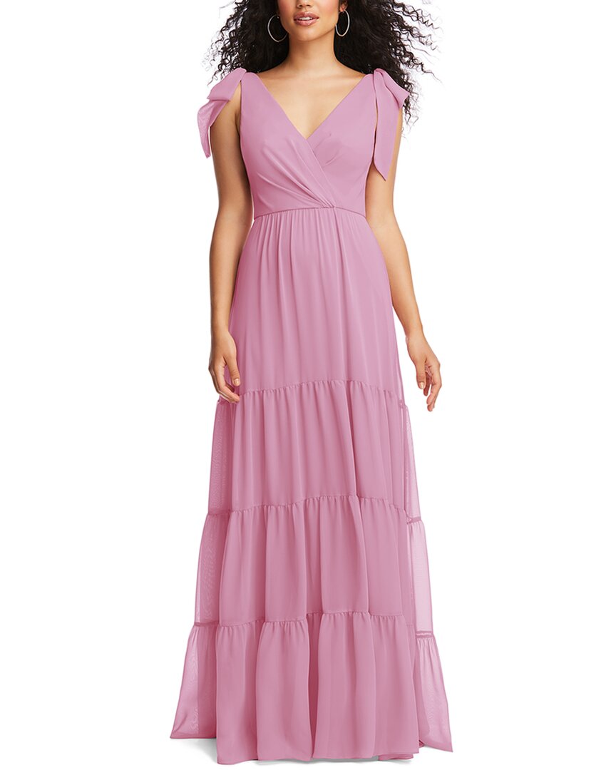 

Платье макси от Dessy Group THE DESSY GROUP, цвет powder pink