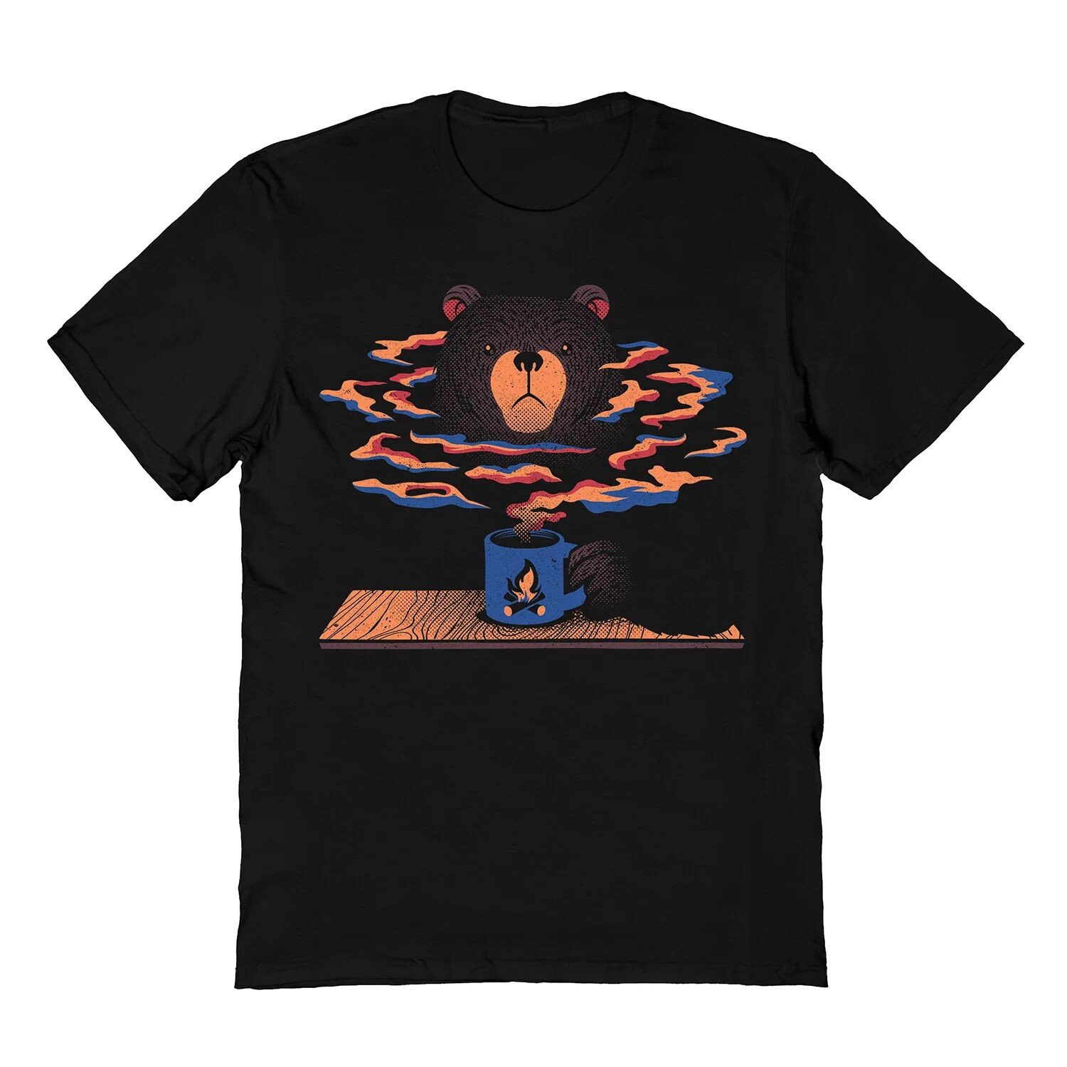 

Мужская футболка Fonseca Bear With Coffee Tee COLAB89 by Threadless