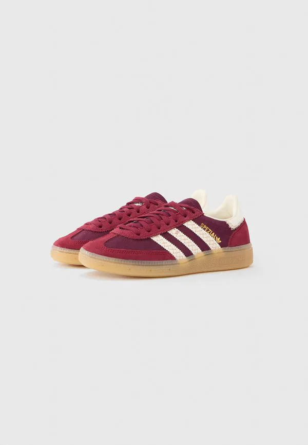Специальные кроссовки унисекс для гандбола Adidas Originals, Maroon/Off White/Collegiate Burgundy — фото 2