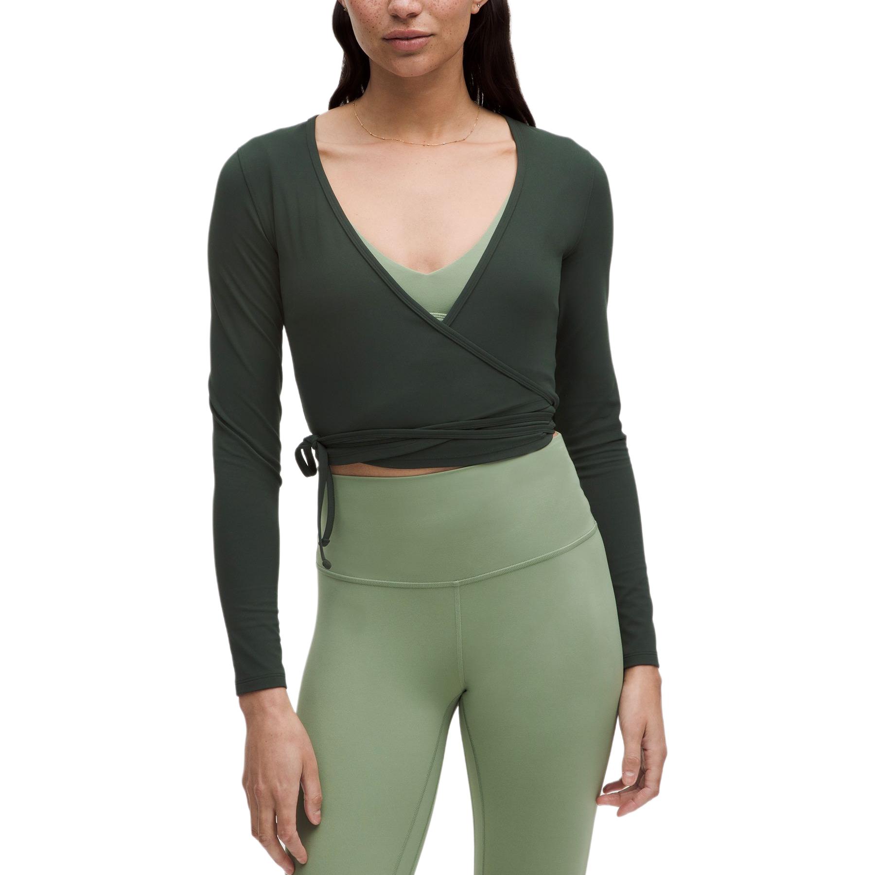 

Lululemon Футболка Nulu женская Rainforest Green