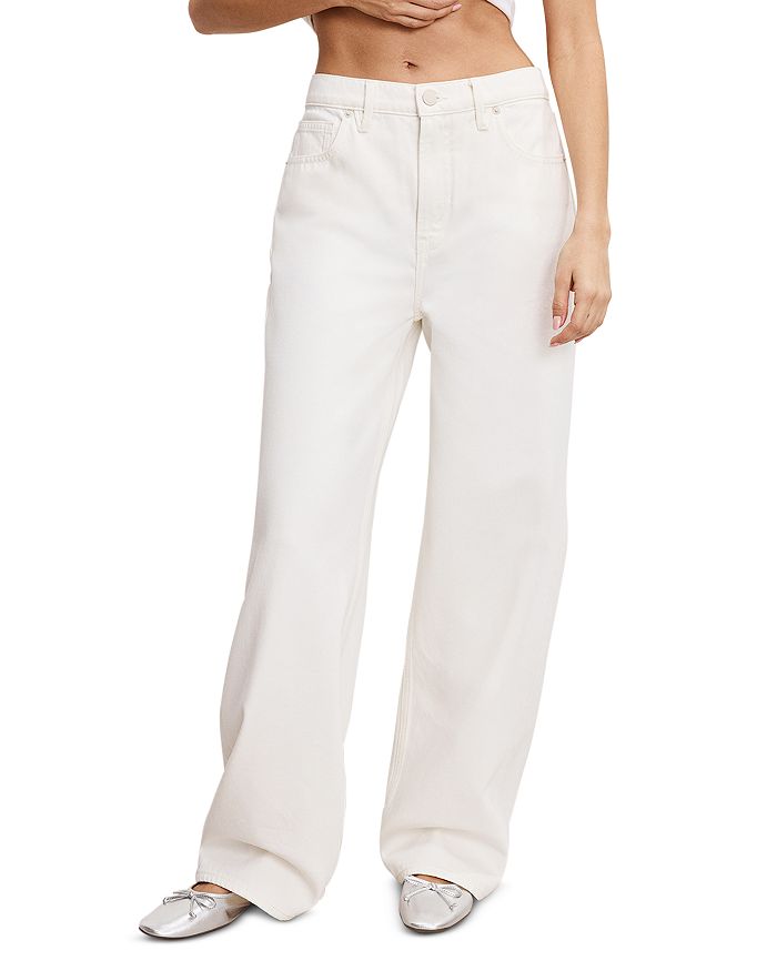 

Good Standard Baggy Jeans в цвете Cloud White Good American, белый