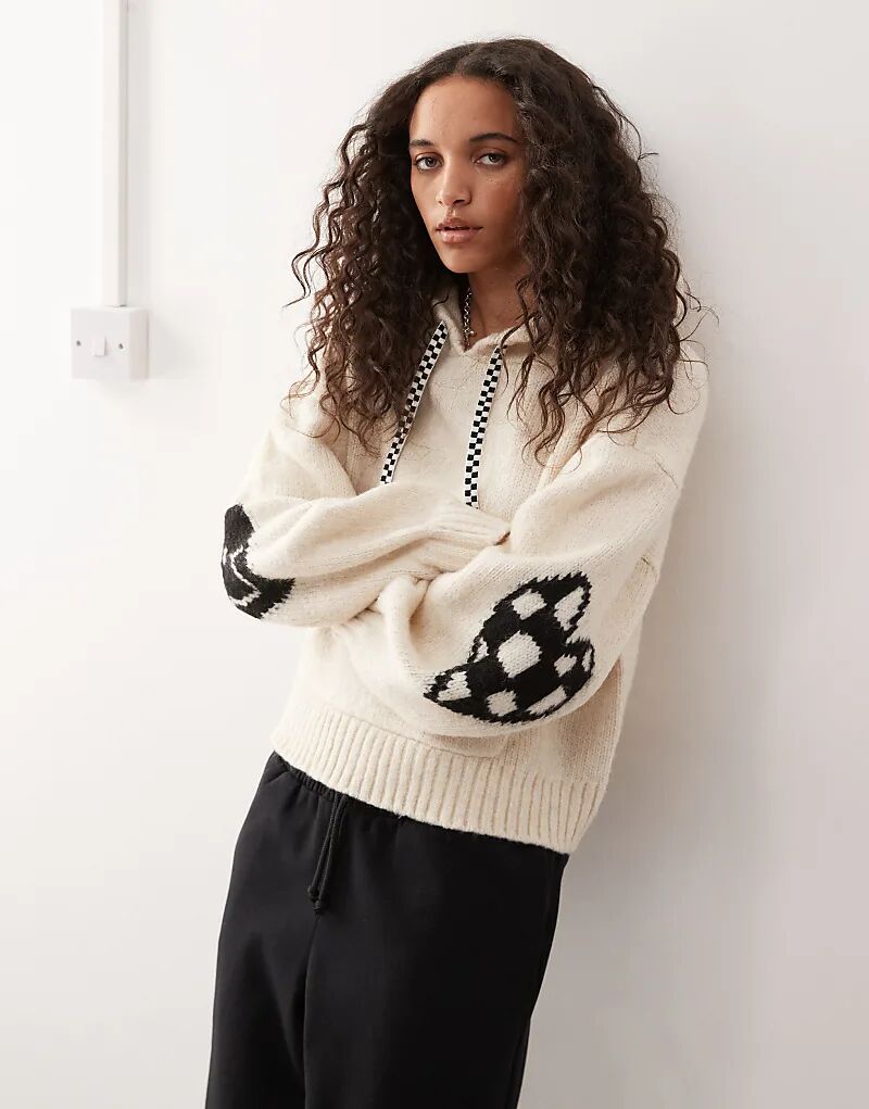 

Свитер с капюшоном Vans Kawaii цвета зефир