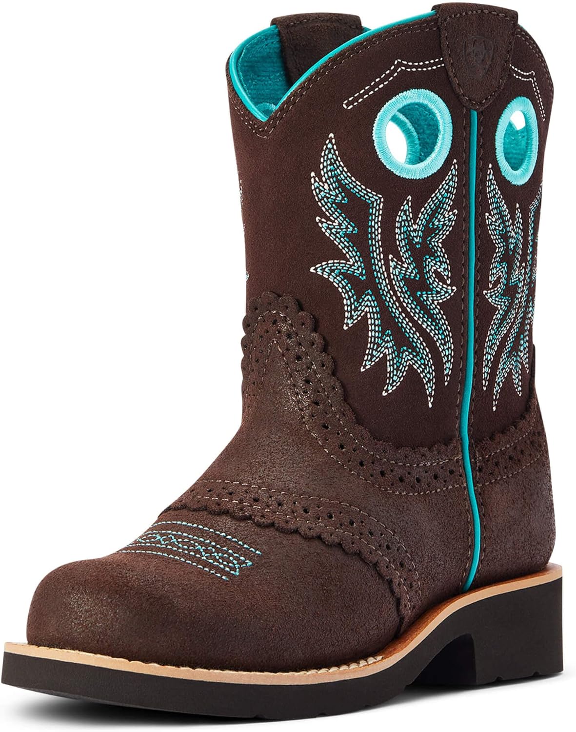 

Детские кожаные вестерн-сапоги Ariat Fatbaby Cowgirl, шоколадный