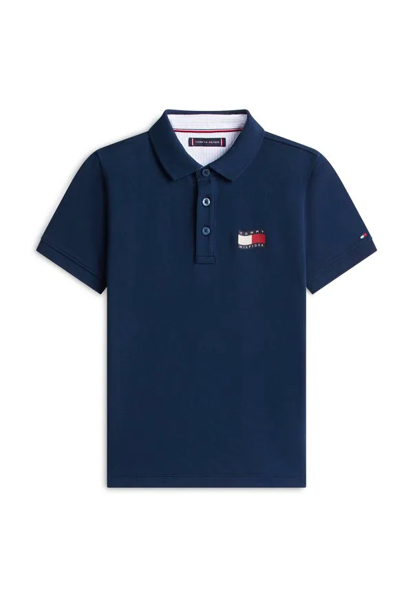 Рубашка-Поло стандартного кроя с волнистым флагом Tommy Hilfiger, Dark Night Navy — фото 4
