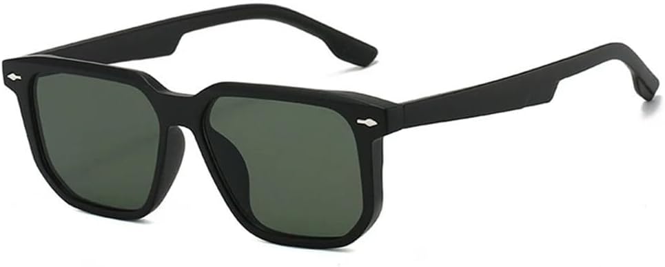 

Солнцезащитные очки Rivets для женщин и мужчин с защитой от УФ-излучения UV400, зеленые и серые, для занятий спортом на открытом воздухе, бега и езды на велосипеде LXLHWN, Matte Black Green