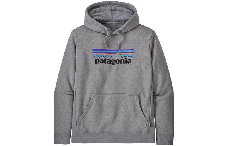 Футболка Patagonia P-6 Logo Printed Uprisal, черная — фото 2