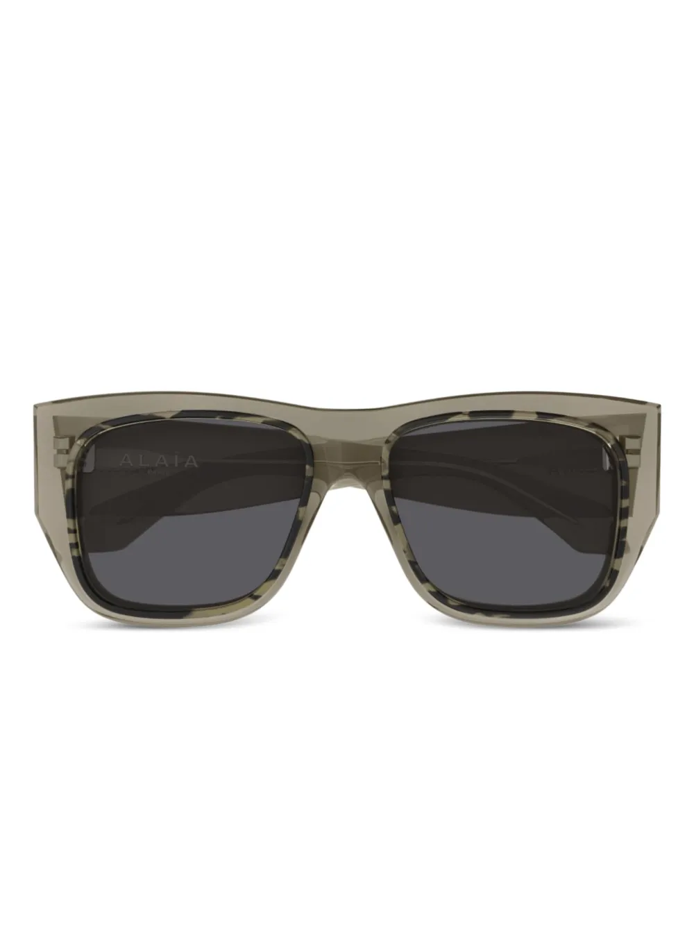 

Солнцезащитные очки в прямоугольной оправе Alaïa, коричневый