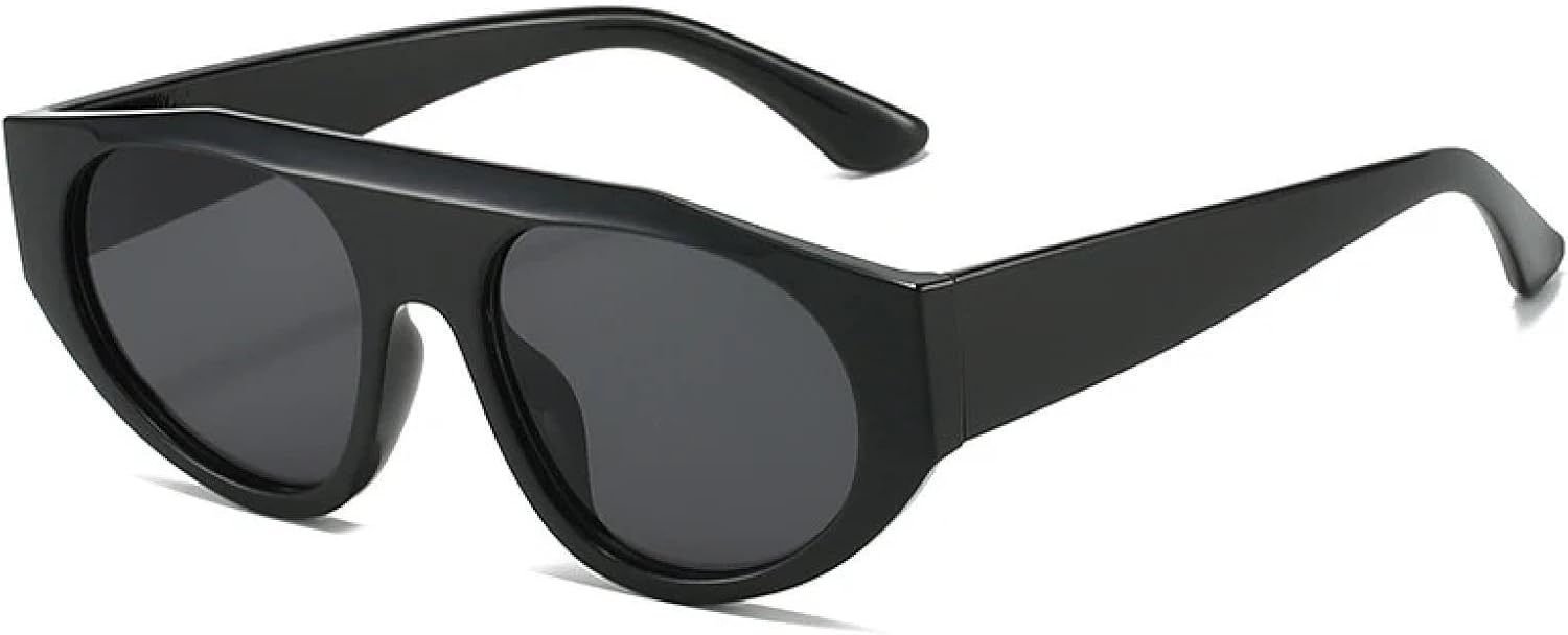 

Солнцезащитные очки с защитой от УФ-излучения UV400 для женщин и мужчин | Градиентные двухцветные очки в стиле панк | для занятий спортом на открытом воздухе DSVIGF, Black Grey