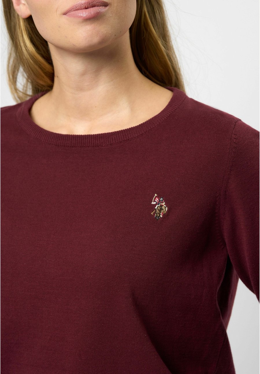 Толстовка U.S. Polo Assn. MAY, Tawny Port/Bordeaux — фото 4
