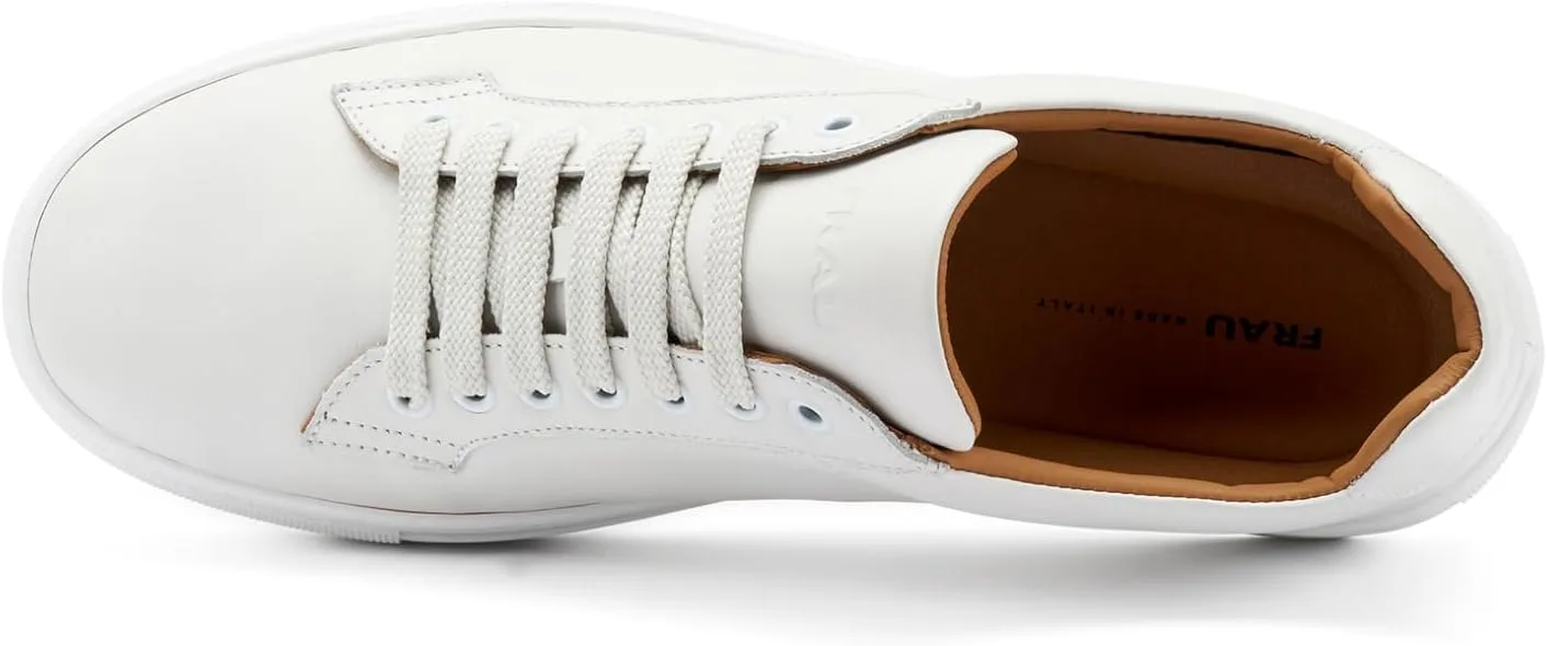 Кроссовки Frau - Basic Leather Trainers, белые — фото 4