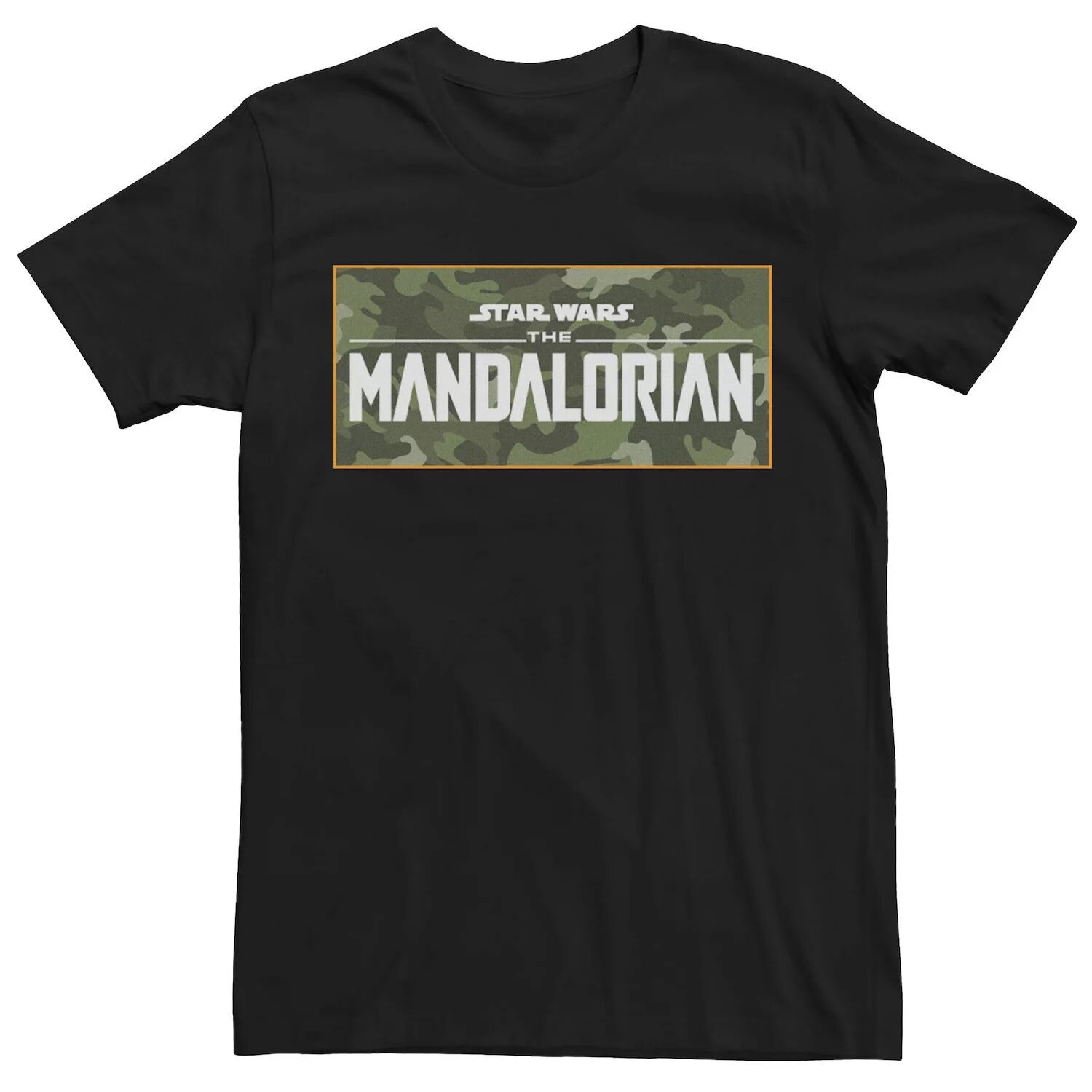 

Мужская футболка с камуфляжным логотипом Star Wars the Mandalorian Mando