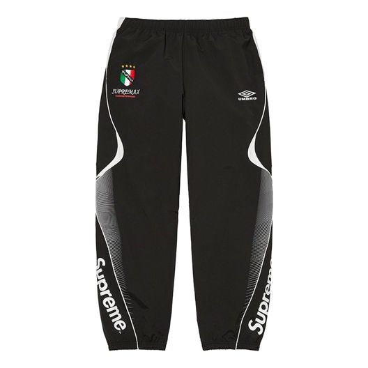 

Брюки x umbro track pants 'black white' Supreme, черный