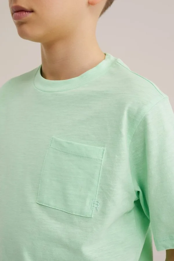 Базовая футболка blue ridge We Fashion, Bright Green — фото 3